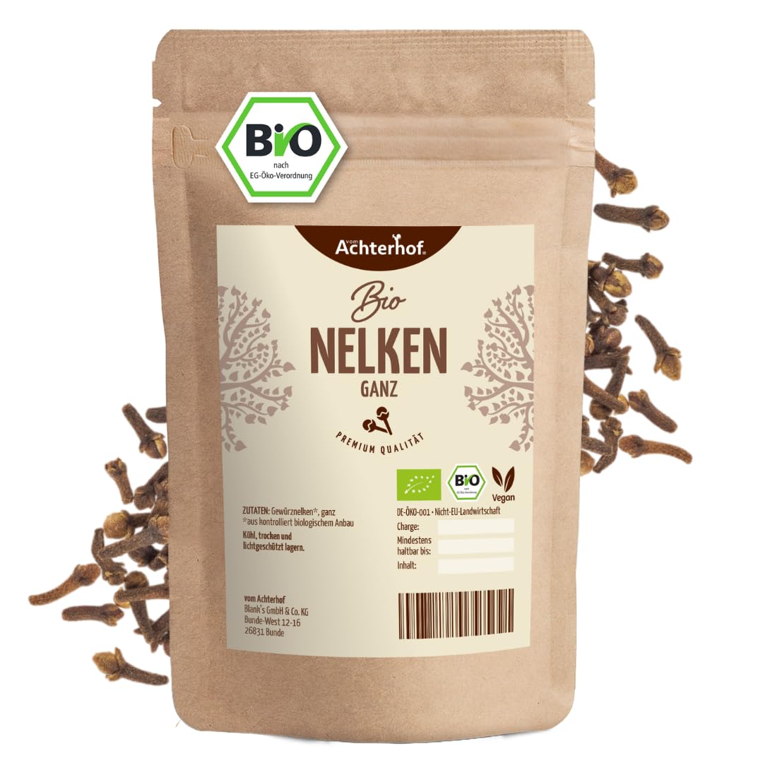 Cloves Whole Organic (500 g) Cloves Dried Handpicked Spice vom-Achterhof
